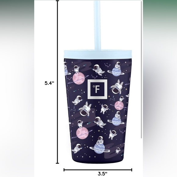 Iron Flask 12oz Non-Slip, Splash & Spill Proof - Space Heroes (NWT) - Picture 2 of 6
